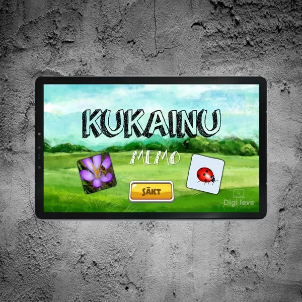 Interaktīva spēle "Kukaiņu MEMO"